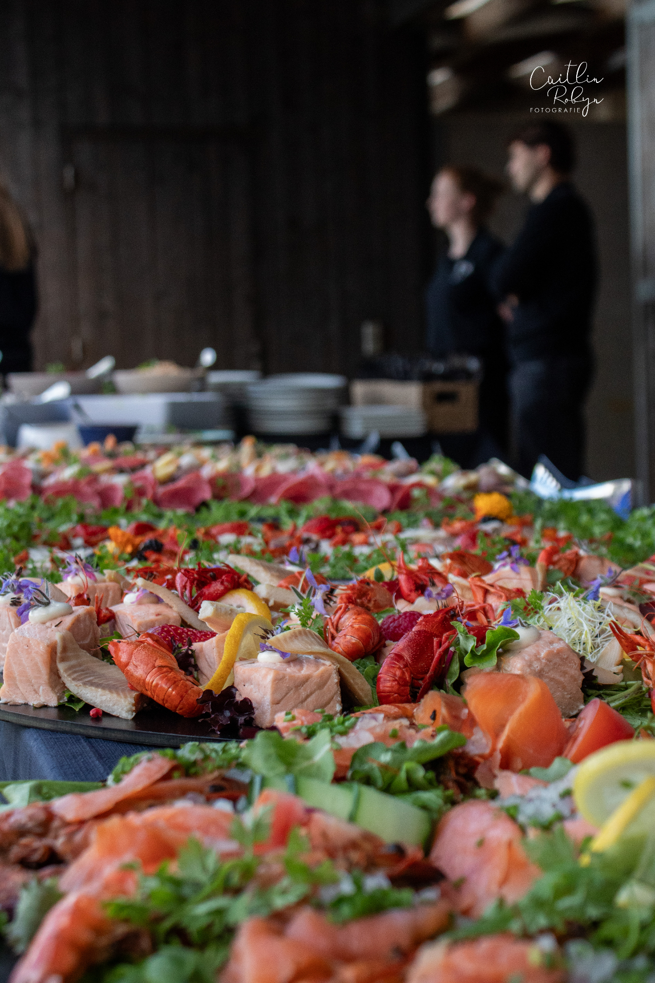 Sfeerbeeld van catering door Delicatessen Devos